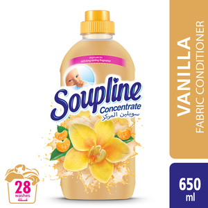 Soupline Concentrated Fabric Softener Vanilla 650ml