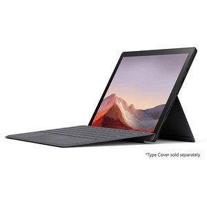 Microsoft Surface Pro 7 (PUV-00020+FMM00014), 2-in-1 Laptop, Intel Core i5-1035G4, 12.3 Inch, 256GB SSD, 8GB RAM, Intel Iris Plus Graphics, Windows10,Black+Type Cover