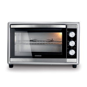 Kenwood Double Glass Door Home Baking Multifunctional Full-Automatic Large-Capacity Electric Oven with Rotisserie, Silver, 70 litres,2200W, MOM70