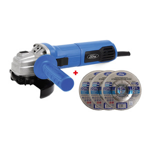 Ford Angle Grinder 115mm 600W FPW-S1156 + Cutting Disc 3pcs