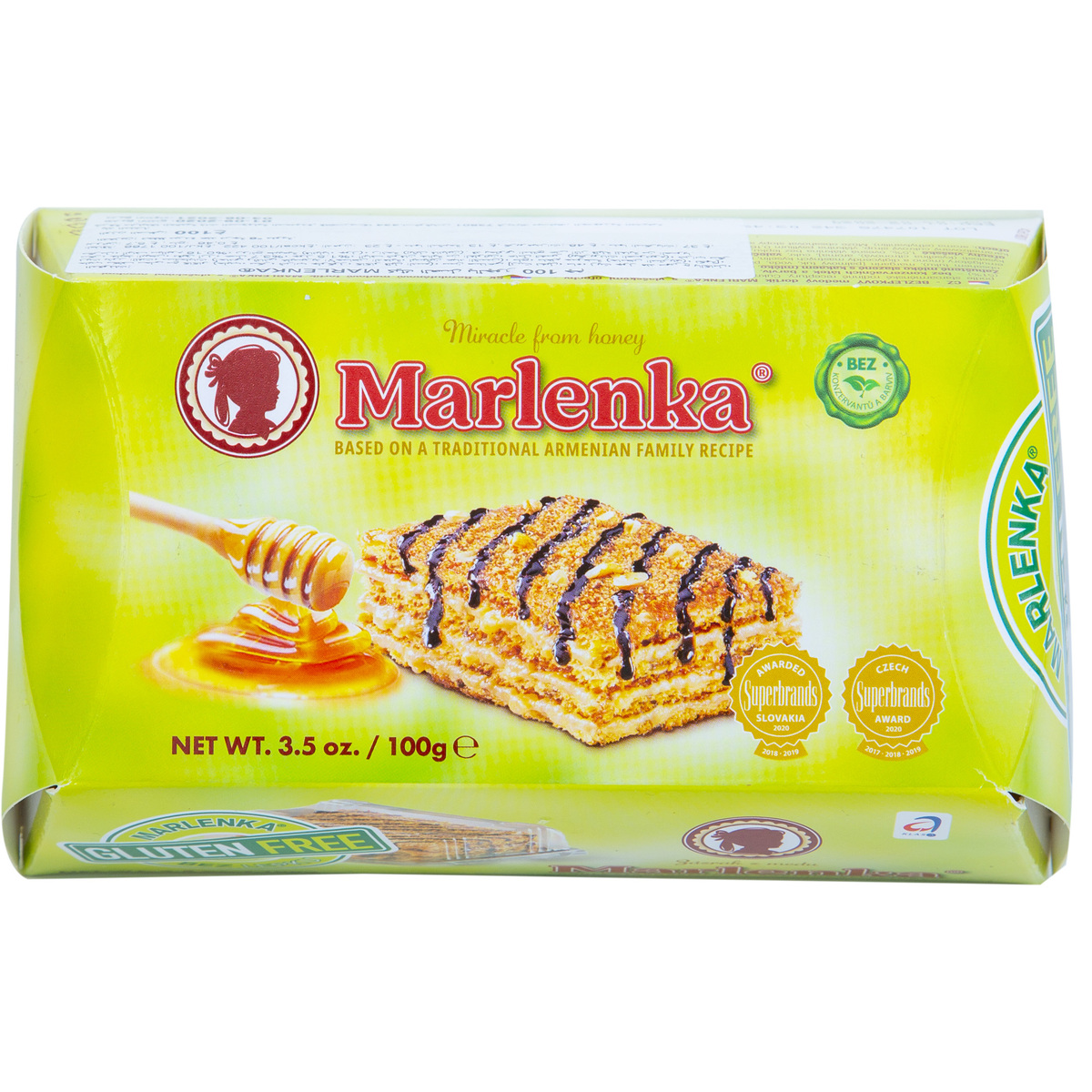 Marlenka Gluten Free Honey Walnut Cake 100g | Pre Pack Cakes | Lulu Qatar