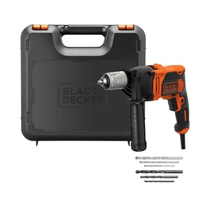 Black & Decker Hammer Drill BEH850KGB 850W With Kit Set