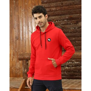 Marco Donateli Men's Sweat Shirt Hooded WSJ57758 Red Medium