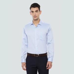 Louis Philippe Men's Shirt Long Sleeve LPSFMSLPV06110 Blue, 39