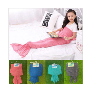 Acrylic Mermaid Blanket 70 x 140 Assorted