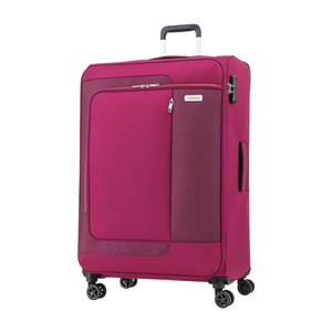 American Tourister Sens Spinner 4Wheel Soft Trolley 68cm Pomegranate Color