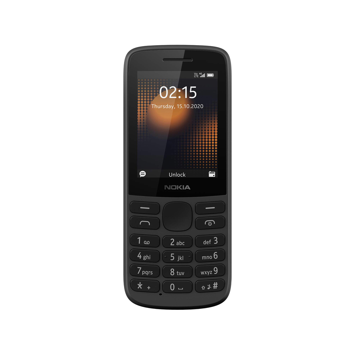 إبرة بطولة هستيري  Nokia 215 -TA1284 Dual SIM 4G Black Online at Best Price | Featured Phones  | Lulu KSA