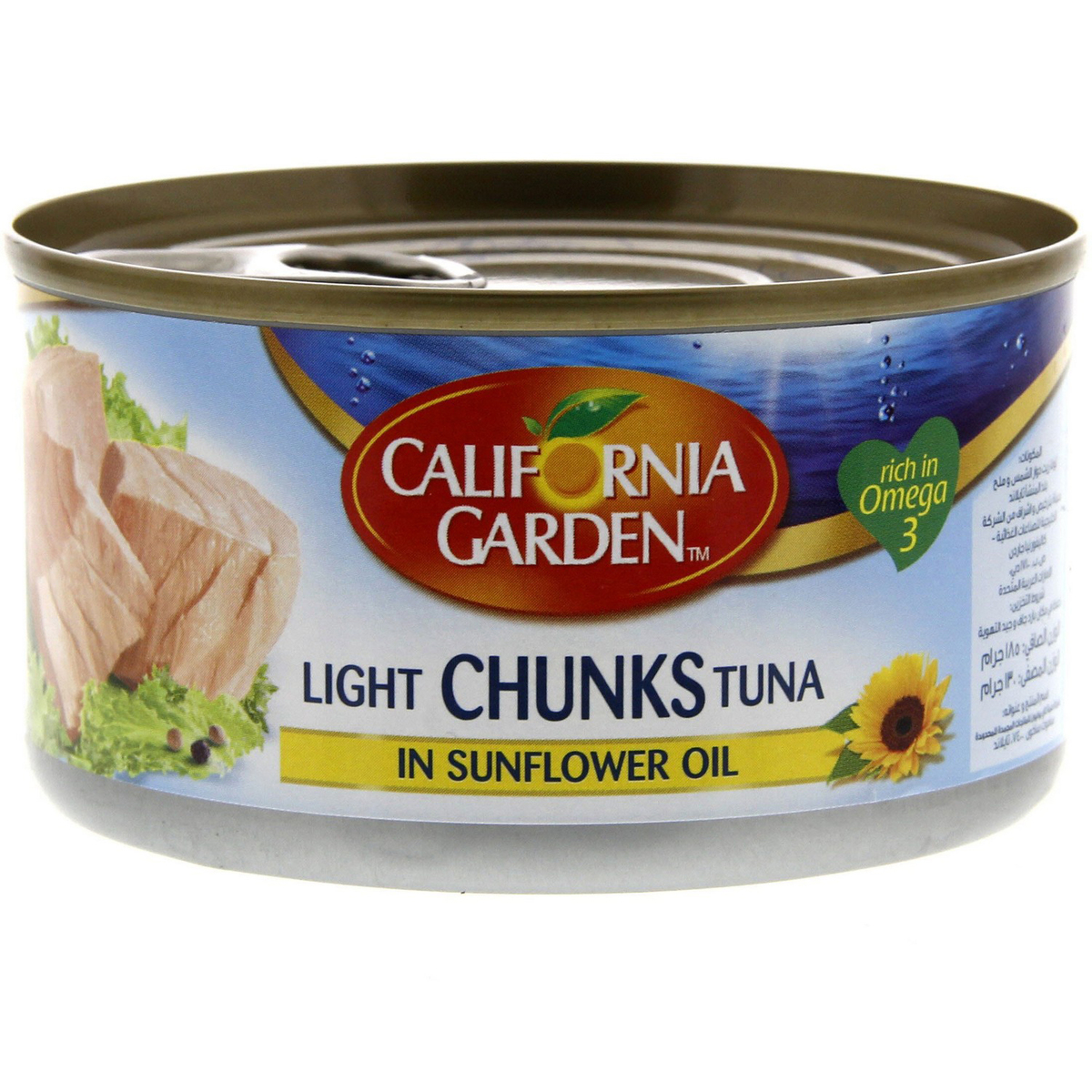 Buy California Garden Canned Light Tuna Chunk In Sunflower Oil 185g ...