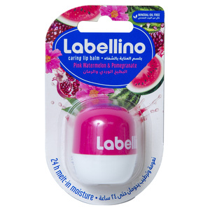 Labellino Lip Balm Pink Watermelon & Pomegranate 7g