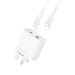 Iends PD Charger 30W with Type-C to Type-C Cable IE-AD6502