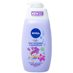 Nivea Kids Shower & Shampoo 2in1 Sparkle Berry 500ml