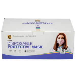 Dada Disposable Protective Mask Assorted Colors 3ply 50pcs
