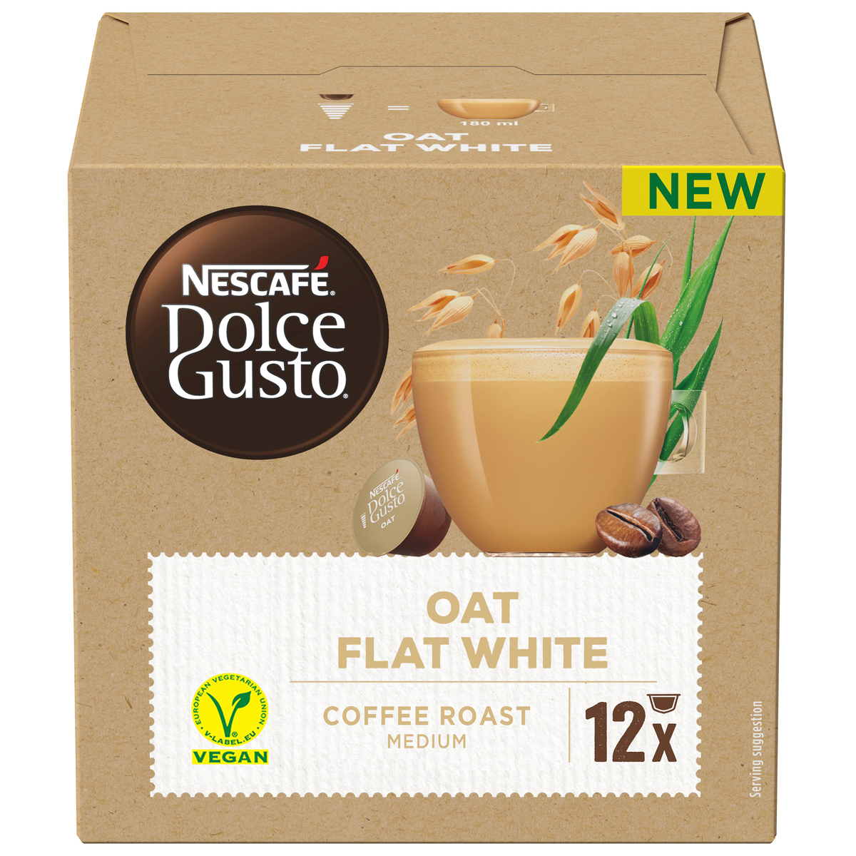 Nescafe Dolce Gusto Oat Flat White 12pcs