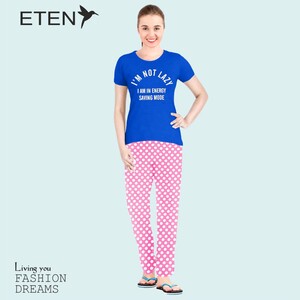 Eten Women's Pyjama Set Short Sleeve VJ 21-03 Medium
