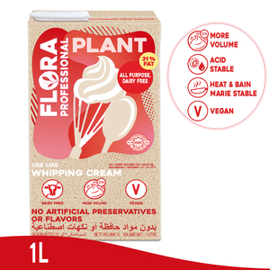 Flora Plant Vegan Cooking and Whipping Cream  1Litre