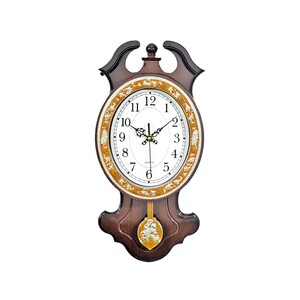 Maple Leaf Pendulum Wall Clock TLD8381 41cm