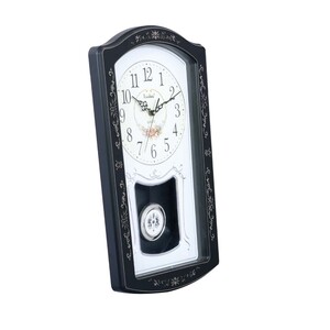 Maple Leaf Battery Operated PVC Pendulum Wall Clock 55.5x32.6x7.7cm TLD8394