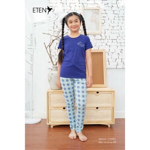 Eten Girls Pyjama Set Short Sleeve LM09, 5-6Y