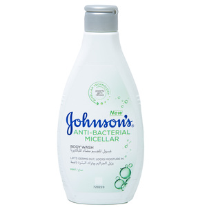 Johnson's  Anti-Bacterial Body Wash Micellar Mint 250ml