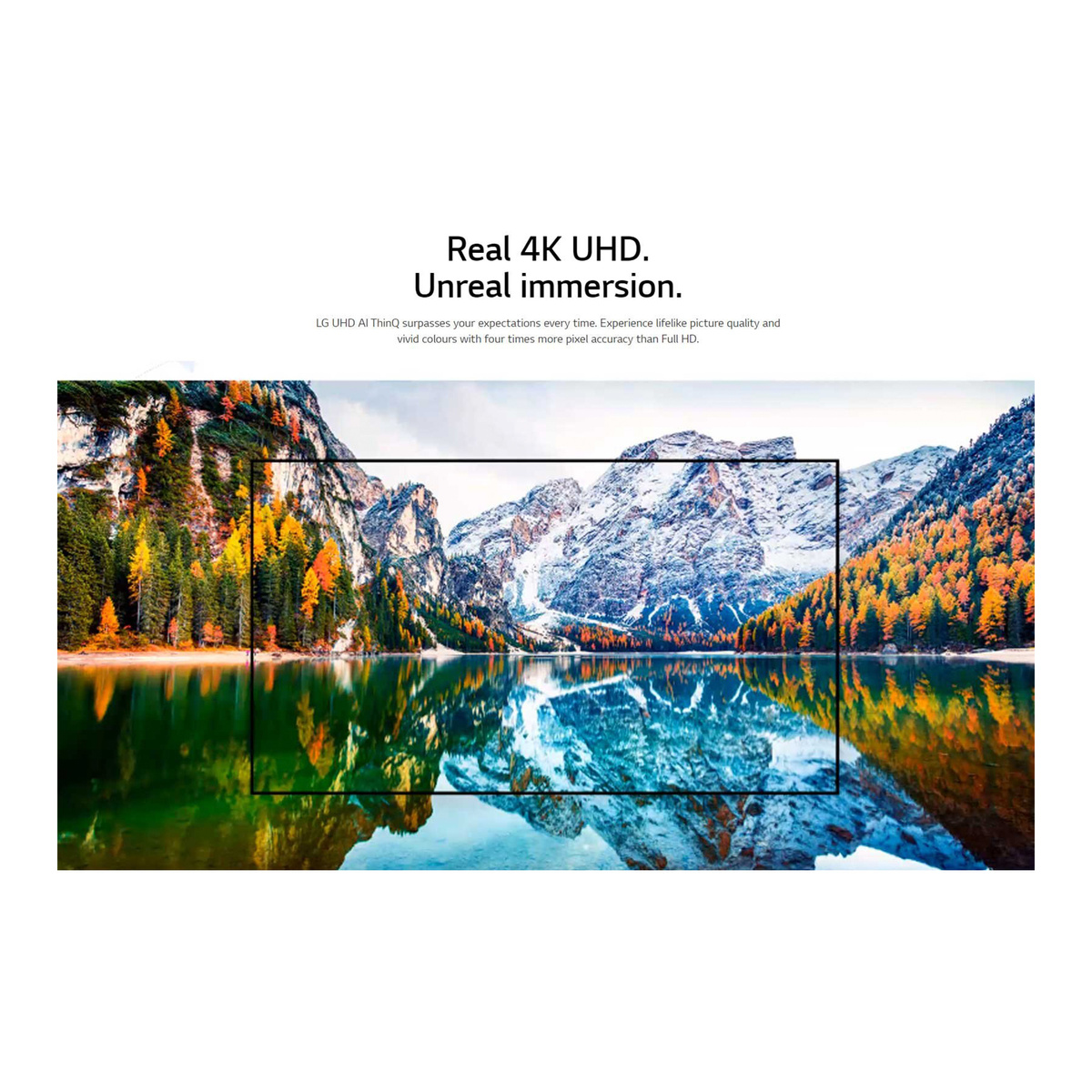 LG UHD 55 Inch UP81 Series Cinema Screen Design New 2021 4K Active HDR webOS Smart with ThinQ AI 55UP8150PVB