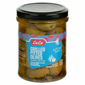 Lulu Grilled Pitted Olives 180g
