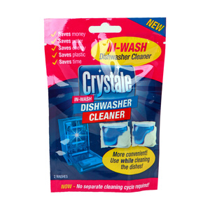 Crystale In Wash Dishwasher Cleaner Capsule 2 x 20.3g