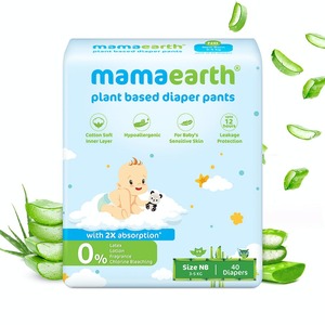 Mamaearth Plant Based Diaper Pants Size NB 3-5kg 40pcs