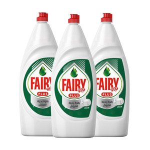 Fairy Plus Dishwashing Liquid Original 3 x 600ml