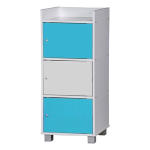 Maple Leaf Utility Shelf 3Door SU100 Blue&White