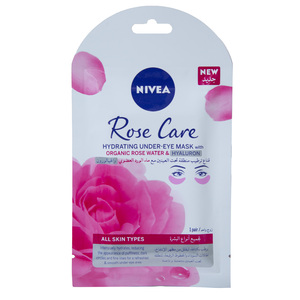 Nivea Hydrating Under Eye Mask Rose Care 1 Pair