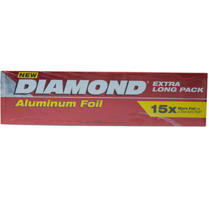 Diamond Aluminium Foil Extra Long Size 120m x 30cm 1pc