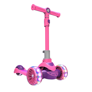 Skid Fusion Kick Scooter 3Wheel S949 Pink