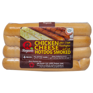 Rayants Chicken Cheese Hotdog Smoked 4pcs