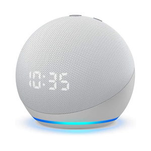 Echo Dot (4th Gen) Smart speaker with clock and Alexa Glacier White