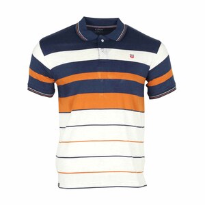 Eten Men's Polo T-Shirt Short Sleeve Blue Extra Large