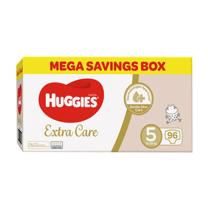 Huggies Diaper Extra Care Mega Box Size 5, 12-22kg 96pcs