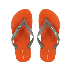 Copacabana Men's Slippers 82788 Orange-Grey