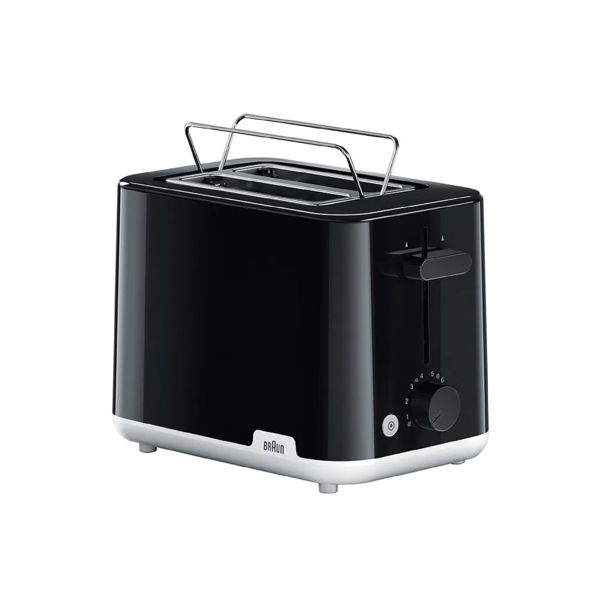 Braun Toaster 2Slice HT-1010 Black | Bread Toasters | Lulu Qatar