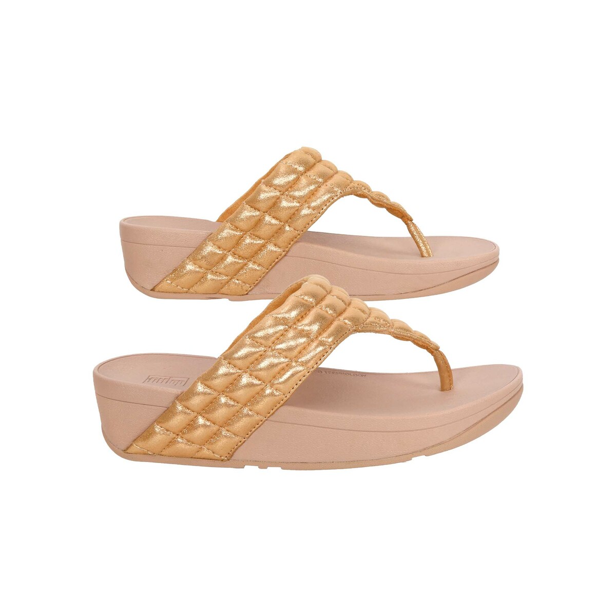 Fitflop Women's Sandal Lulu Padded Shimmy X59-323 Rose Gold, 39 Online ...