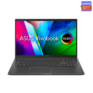 Asus Vivobook 15 OLED Notebook K513EQ-OLED1B5T Intel Core I5-1135G7, 8GB RAM, 512GB SSD, 2GB Graphics, 15.6 inch OLED FHD Screen, Windows 10 Home, Black