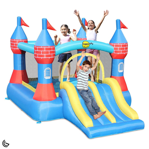 Happyhop Castle Bouncer With Bouble slide 9512