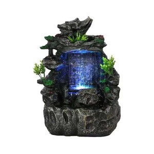 Maple Leaf Polyresin Indoor Water Fountain 7002
