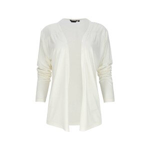 Reo Women's Shrug Long Sleeve, White 12/Medium