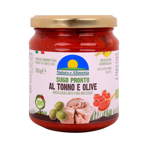 Natura E Alimenta Pasta Sauce With Tuna And Olives 300g