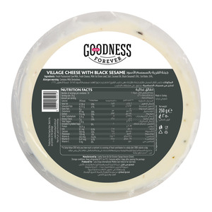 Goodness Forever Village Cheese With Black Sesame 250g