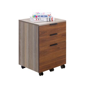 Maple Leaf Wooden File Cabinet with Locking Wheels DR-1821L