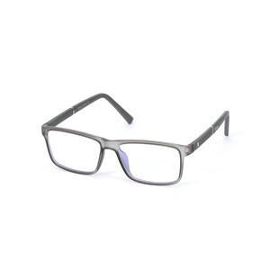 Stanlio Men e-Glass Sl30025416142C3 Semi Square Matte Transparant Grey