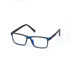 Stanlio Men e-Glass Sl30025416142C4 Semi Square Shiny Blue