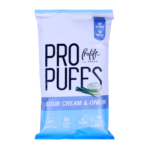 Prolife Pro Puffs Sour Cream & Onion 50g