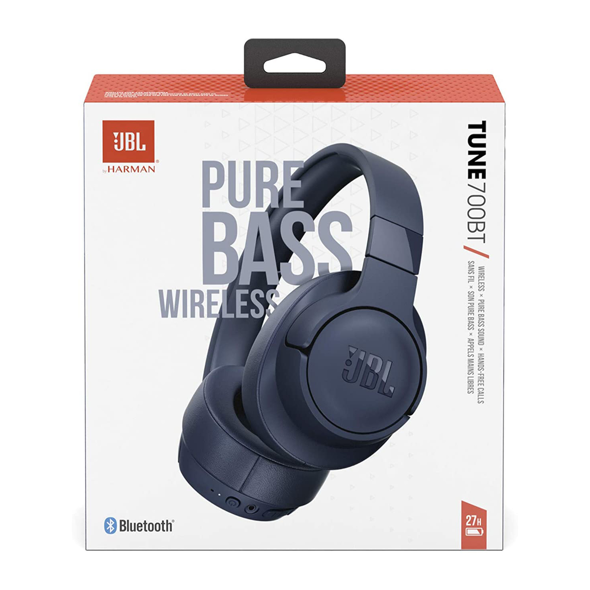 JBL Tune 700BT Wireless Over-Ear Headphones Blue